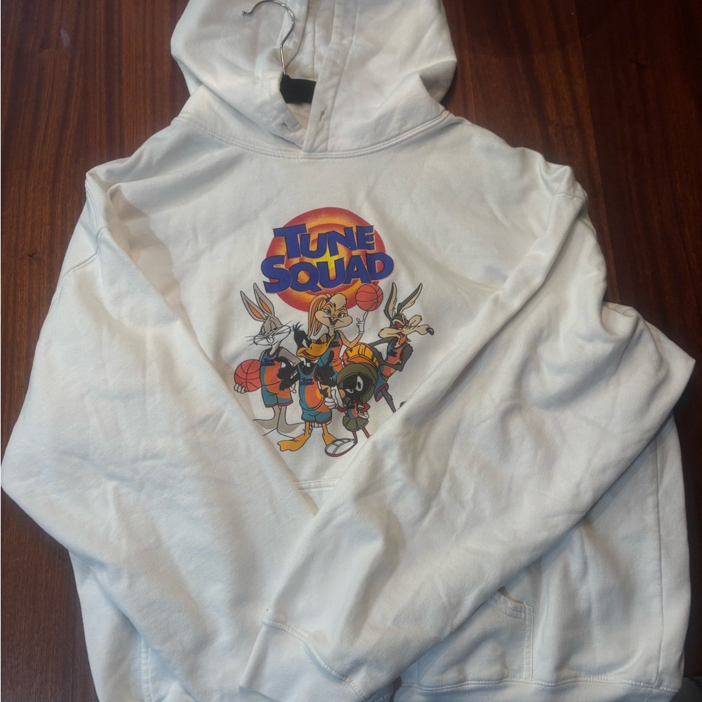 Warner Bros. White Tune Squad Hoodie